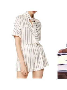 Maje Imaly Stripe Romper
